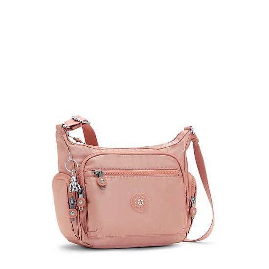 Kipling Gabbie Small Metallic Crossbody Väska Rosa | SE 2073TC